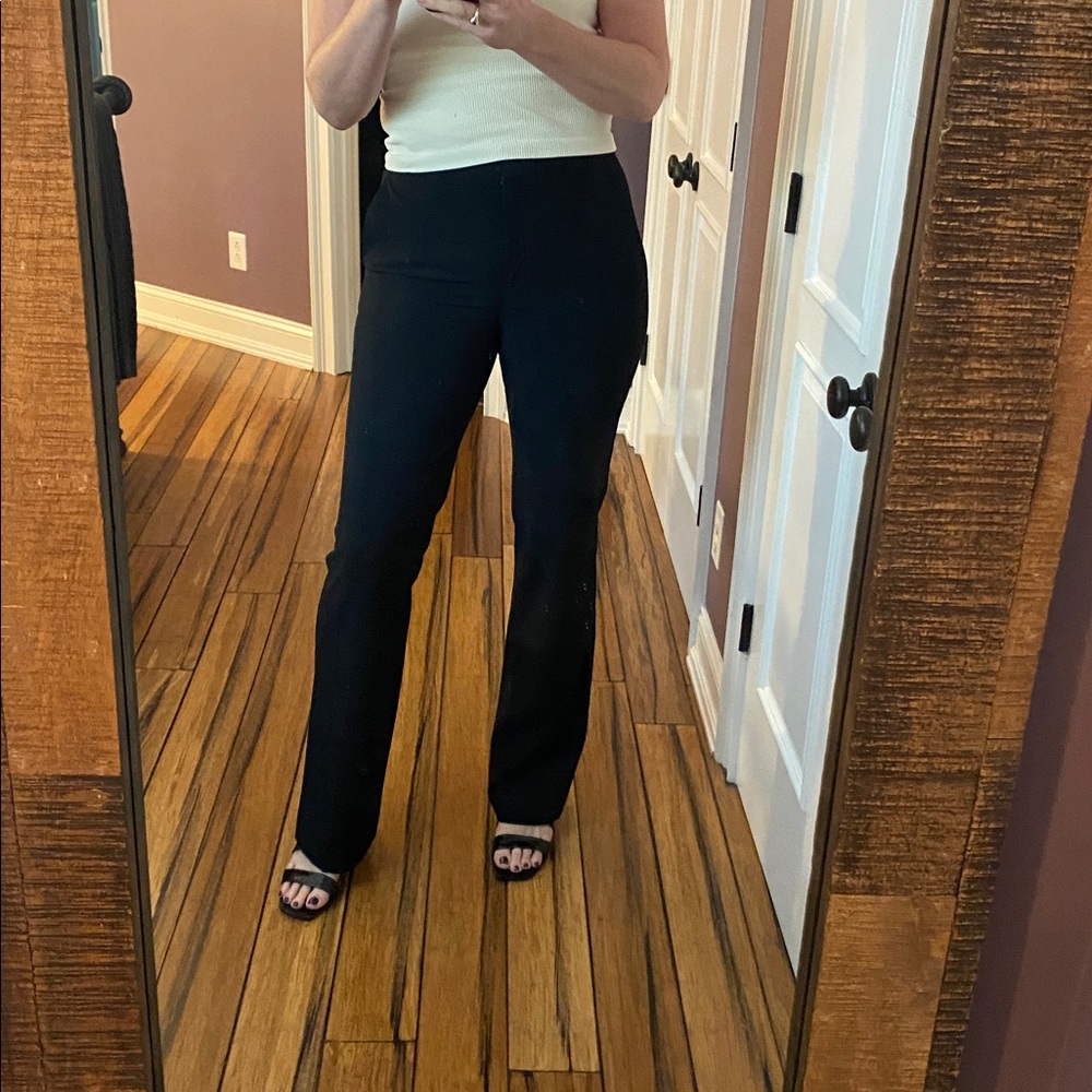 Ann Taylor Classic Black Trousers - Long / Tall